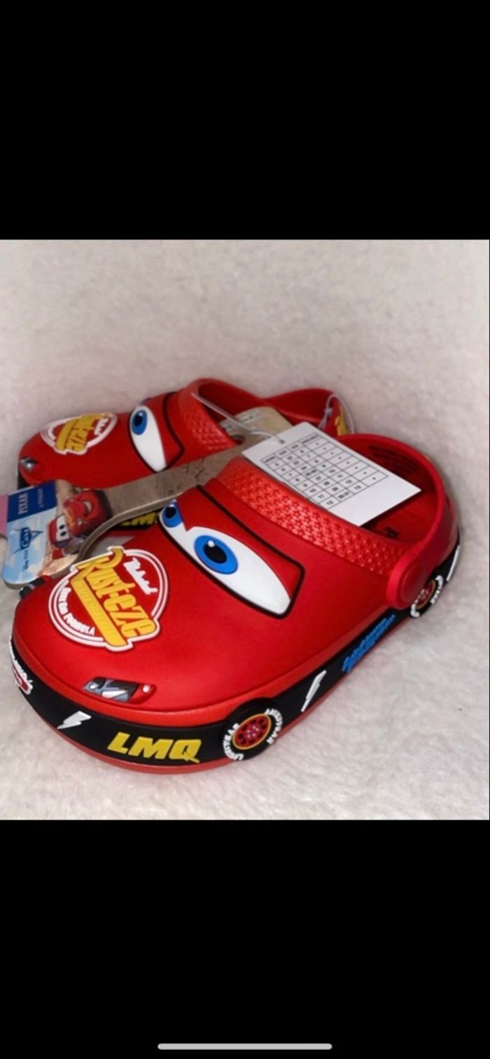 Sabot type crocs cars flash mcqueen T30-31 - photo numéro 2