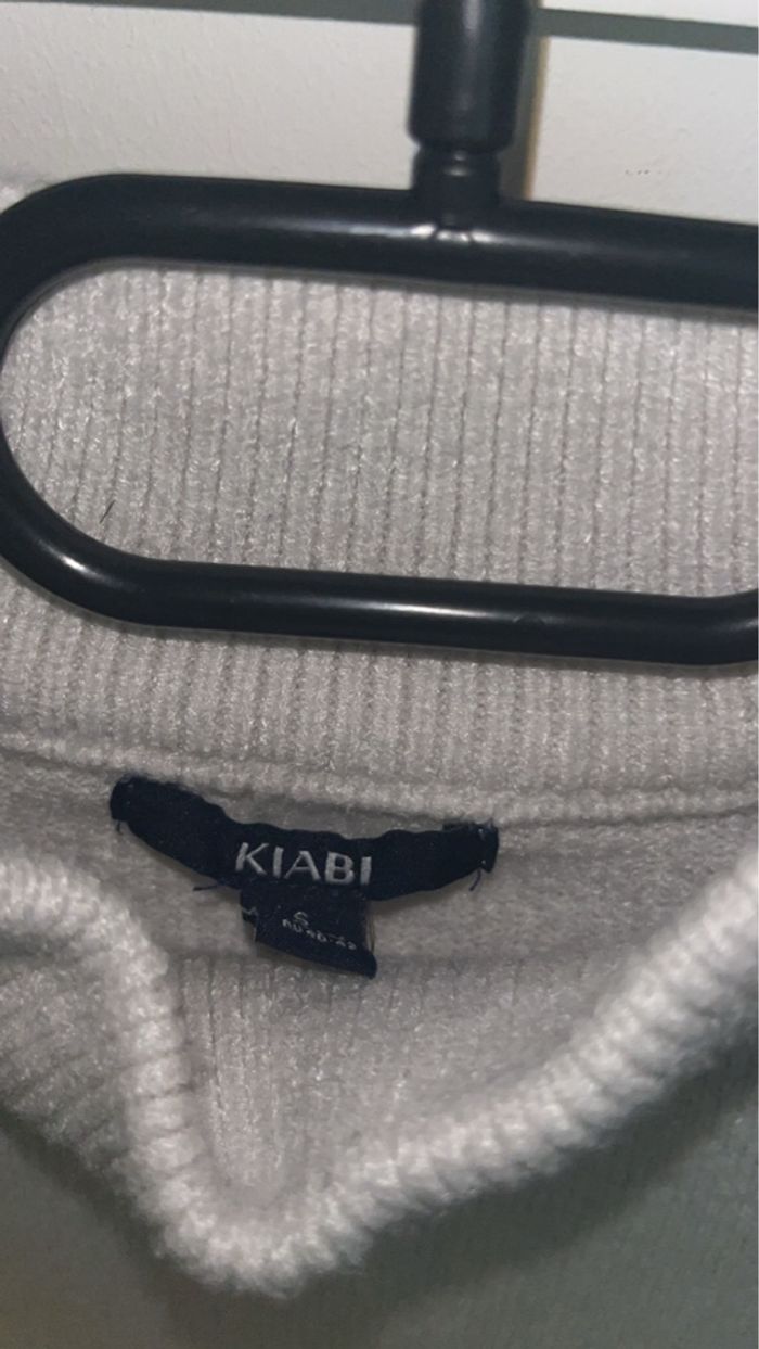 Pull à rayures bordeaux et blanc - photo numéro 3
