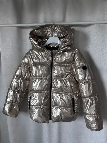 Blouson doudoune doré 7-8 ans Mango