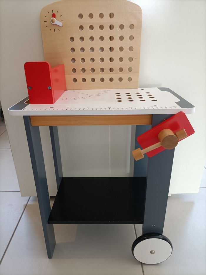 Établi bricoleur bois 75*45 cm - photo numéro 2