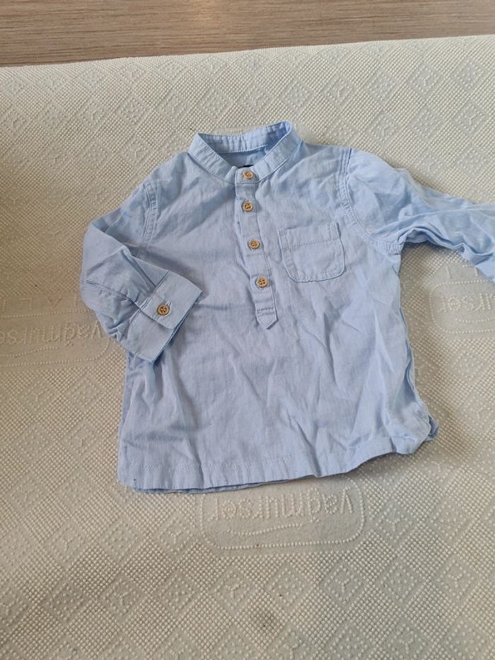 Chemisier bleu 9 mois kiabi - photo numéro 2