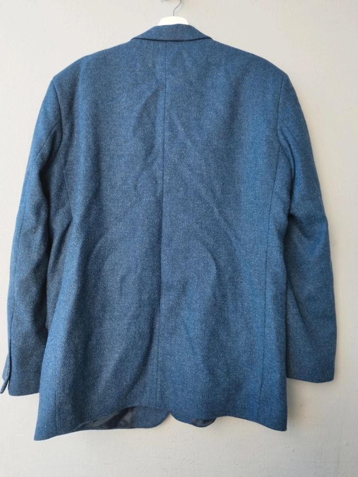 Veste de costume bleu Shetland taille 54 - photo numéro 5