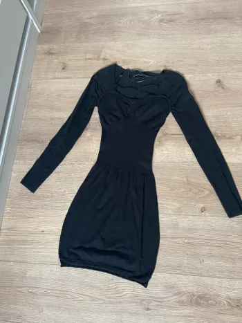 Robe morgan noire moulante