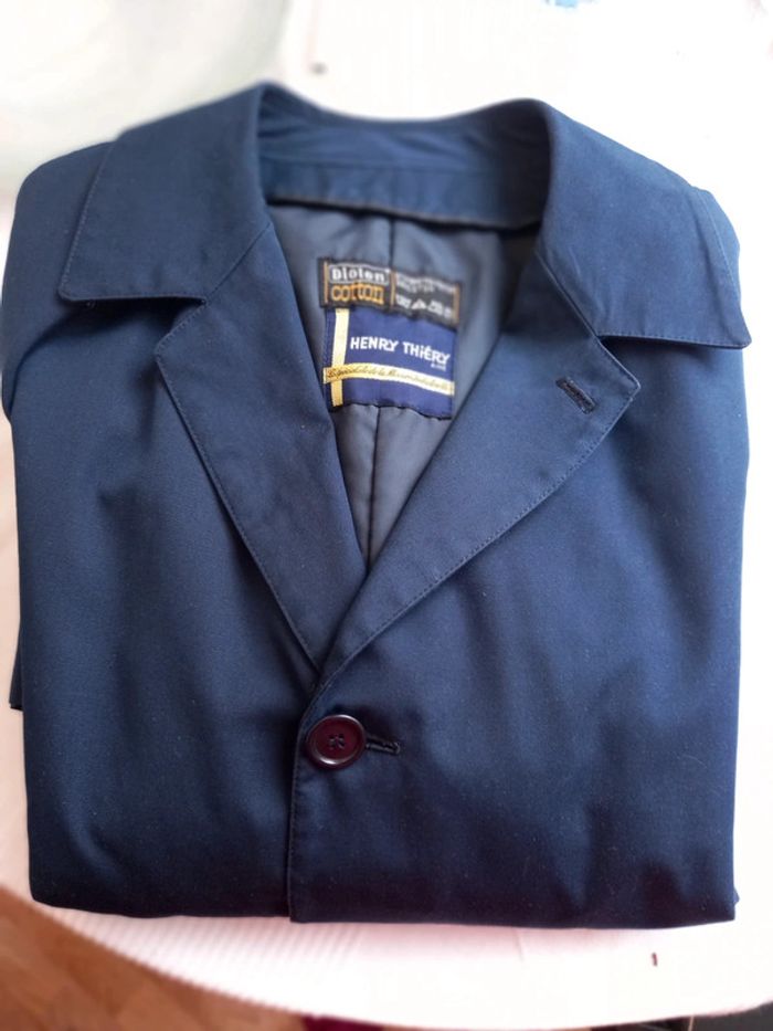 Manteau pour homme ou femme taille XXL couleur bleue marine - photo numéro 11
