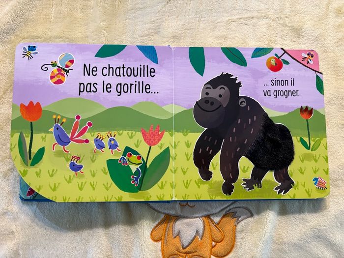 Livre sonore et à toucher usborne sam taplin ne chatouille pas le tigre - photo numéro 5