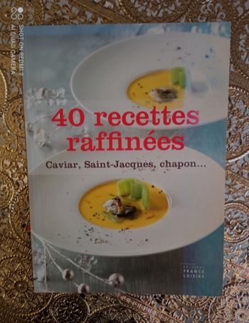 Livre 40 Recettes raffinées 🤍