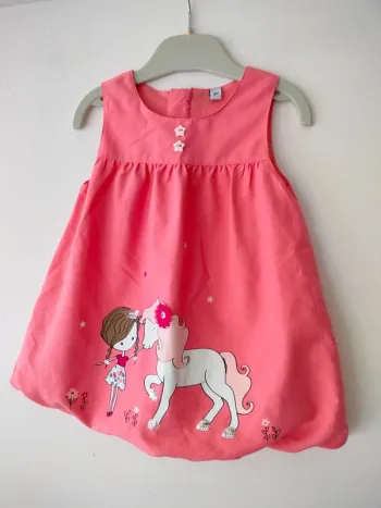 (a) robe rose fille & Licorne 🦄 6mois