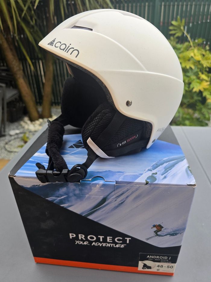 Casquette de ski Android blanc enfants taille 48/50 Cairn - photo numéro 9