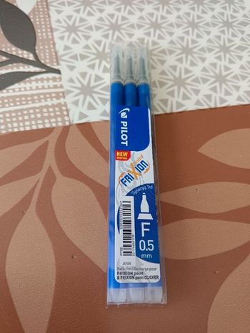 Recharge pour frixion point F 0,5mm lot de 3