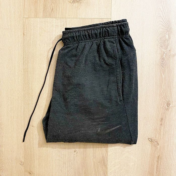 Nike Dri Fit Pantalon de Sport Jogging Survêtement Noir Femme Exclusive Fitness (Taille L)