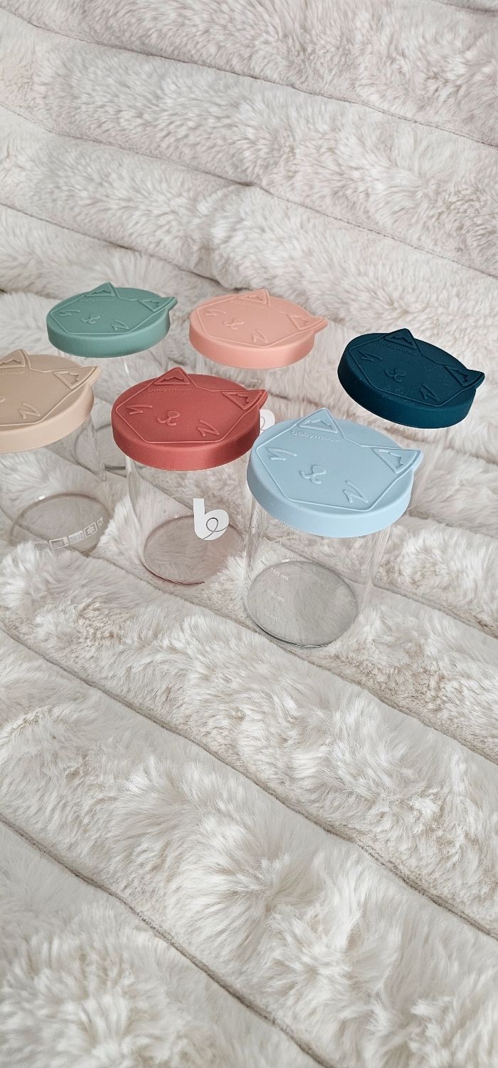 Lot de 6 pots en verre Babymoov chat 🐱 - photo numéro 9