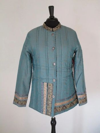 Veste matelassée bleue Jac Jac 38/40 NEUVE