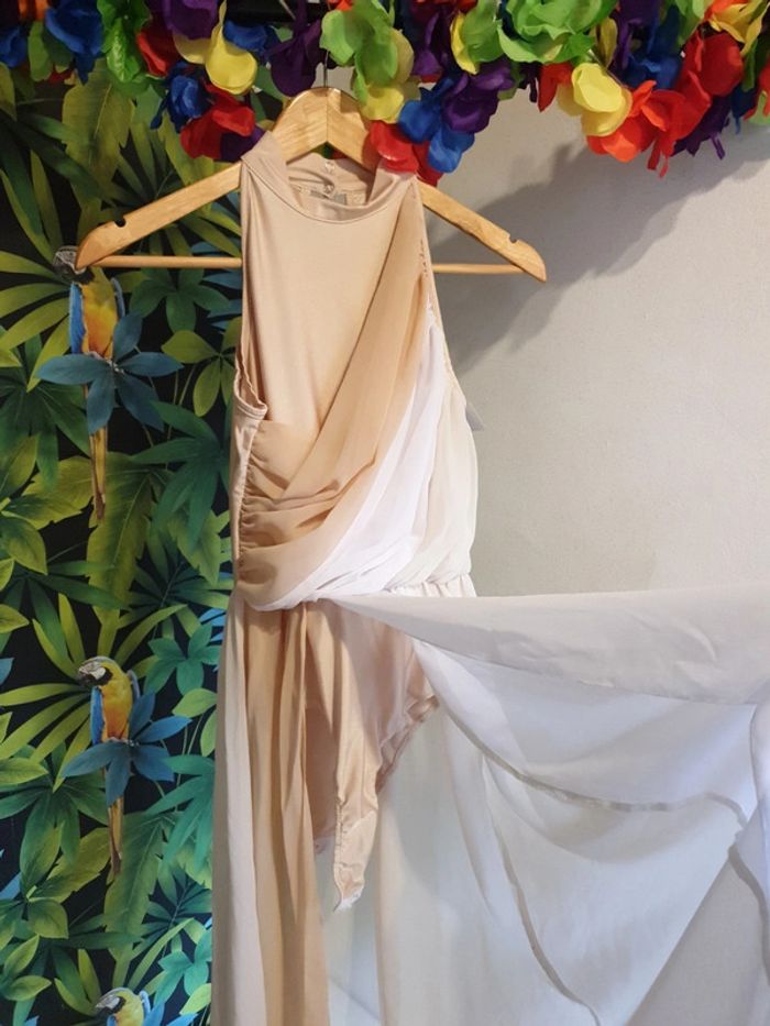 Robe body camaieu de beiges - photo numéro 4