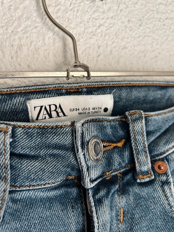 505 - jeans Zara bleu taille haute - photo numéro 8