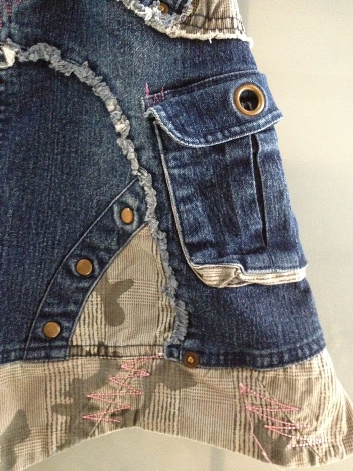 Jupe jean treilli 4ans - photo numéro 6