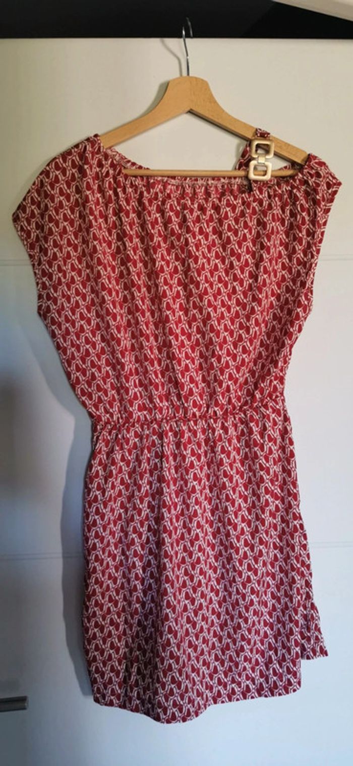Robe courte rouge