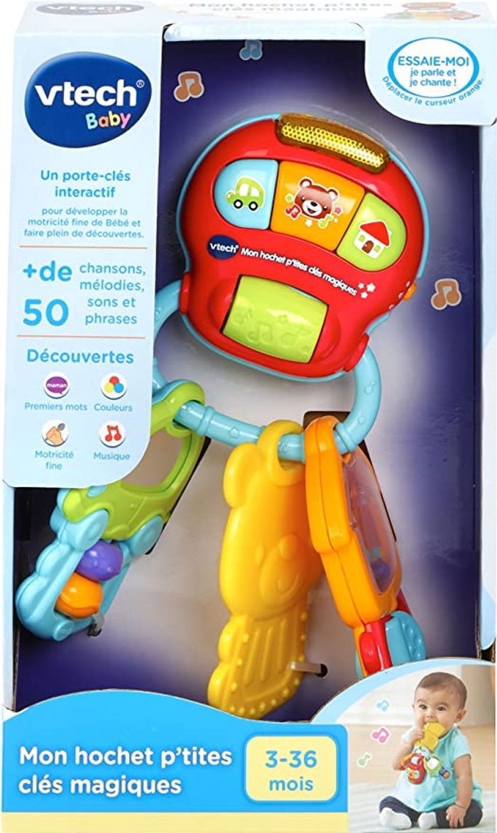 Hochet P’tites clés magiques Vtech de 3 à 36 mois - photo numéro 2