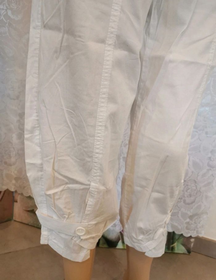 Pantacourt blanc. Taille 36. La Mode Est À Vous - photo numéro 3
