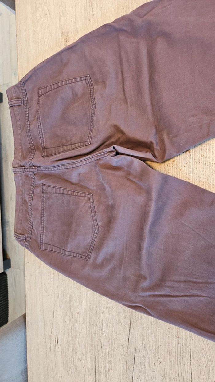 Pantalon classique, coupe droite, homme, brun, Gaspard, 34, nickel - photo numéro 8