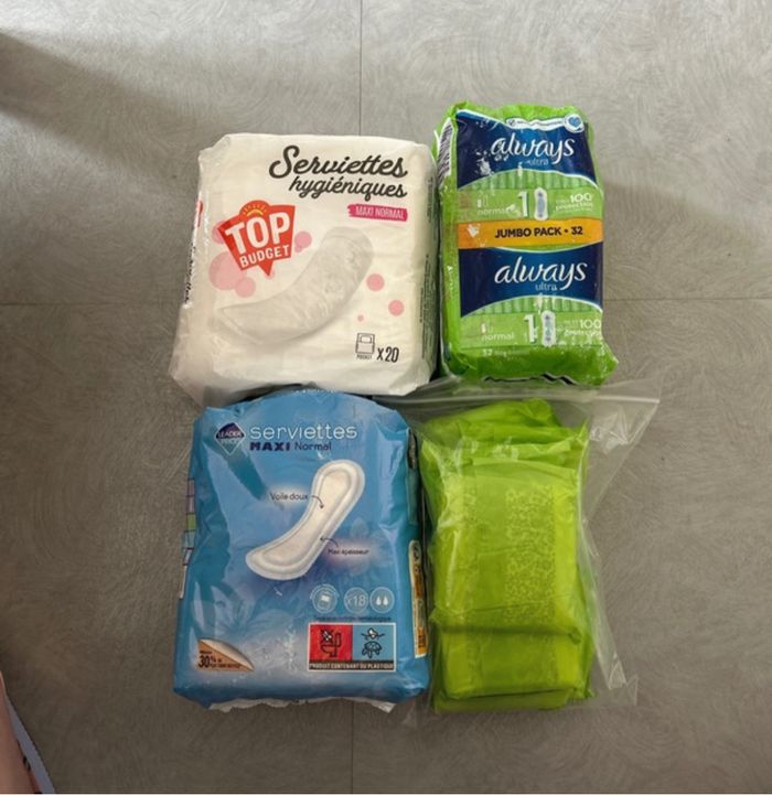 Serviette hygiénique