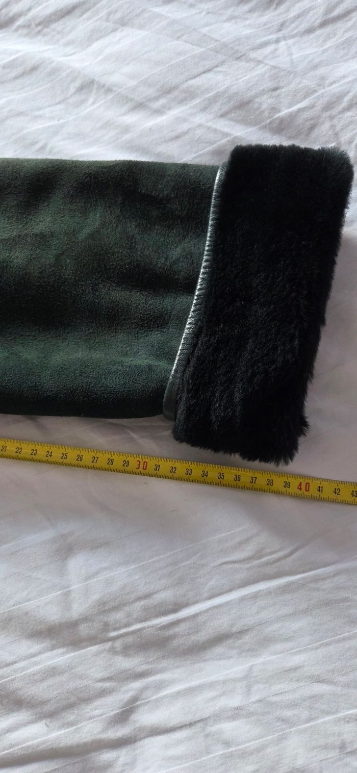 Manteau agneau véritable vert forêt Jekel T.46 - photo numéro 9