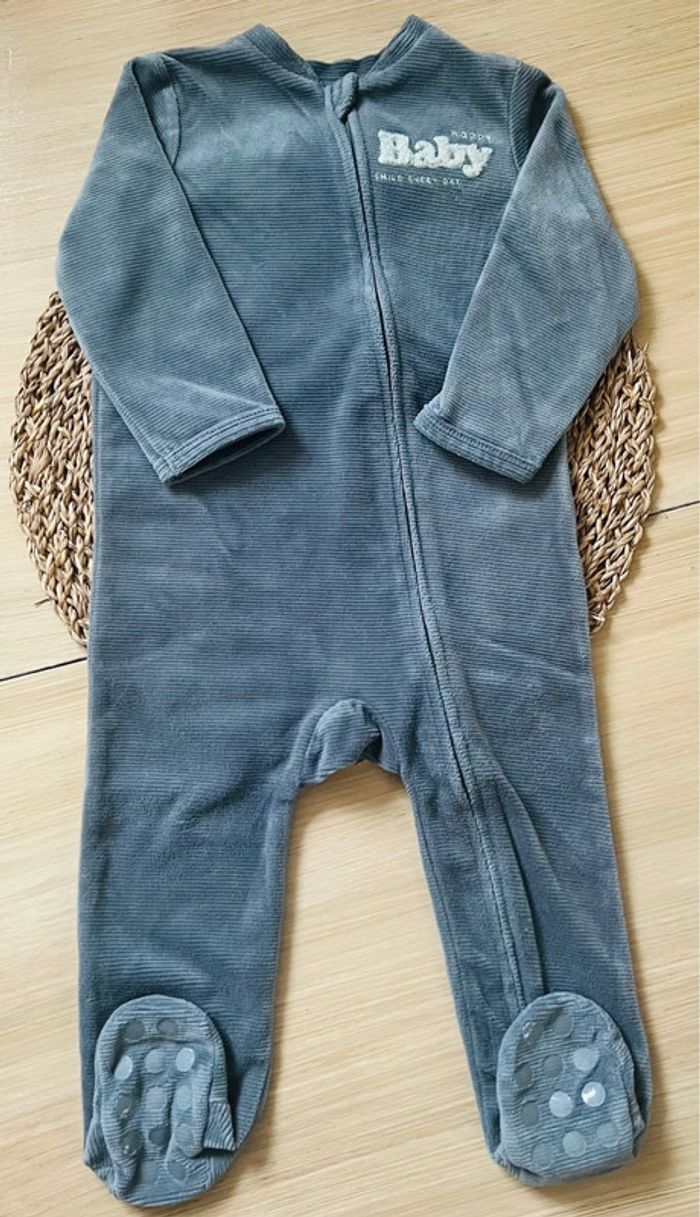 Lot 3 pyjamas dors-bien velours Kiabi - photo numéro 8