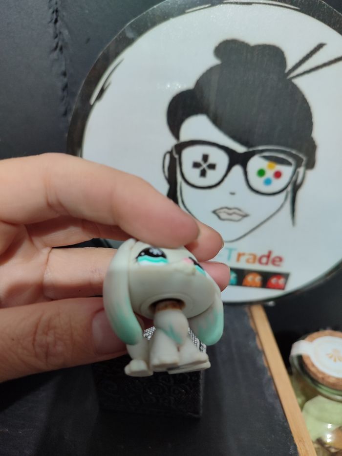 Lps920 My Littlest Petshop Pet Shop LPS Bunny Rabbit Lop Ears Lapin Bélier 685 - photo numéro 3