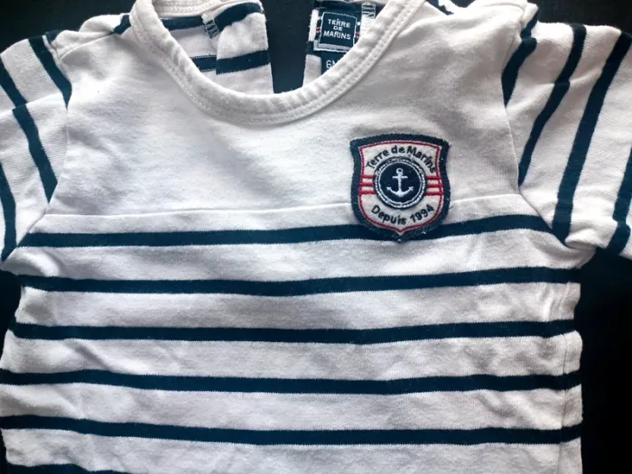 Lot t shirt manches longues 6 mois - photo numéro 2