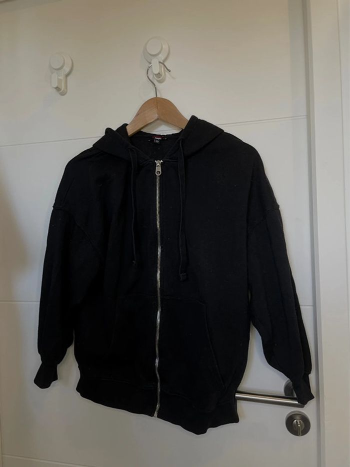 Sweat zip noir - photo numéro 2