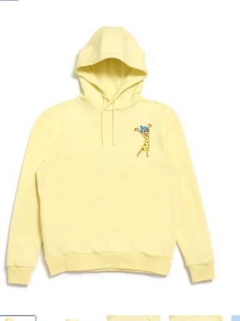 Sweat Joie jaune à capuche pour adultes, Vice-Versa 2