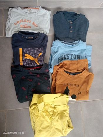 Lot de t-shirts garçon 8 ans