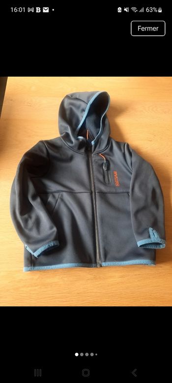 Veste inter saison coupe vent 4 ans