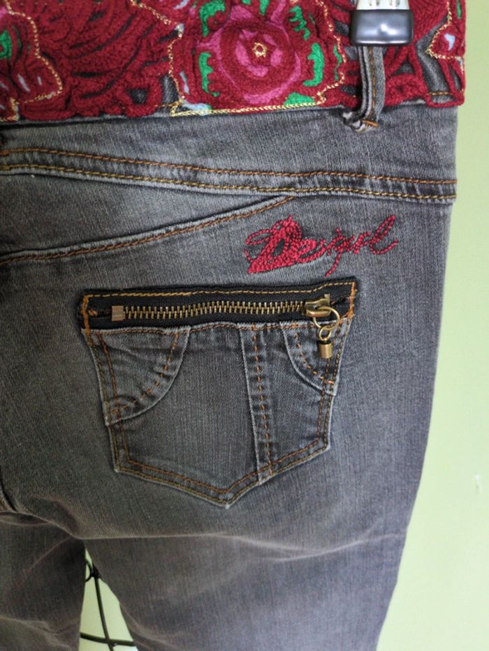 Jean fille Desigual t14/16 ans - photo numéro 8