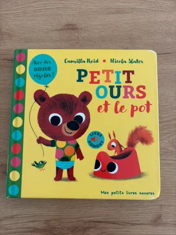 Livre sonore Petit Ours et le pot