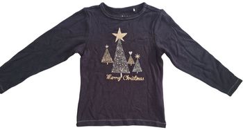 T-shirt ML de Noël fille 3 ans TBE