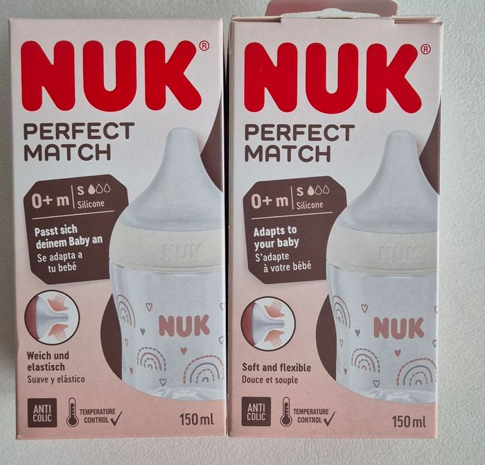 Lot 2 biberons nuk