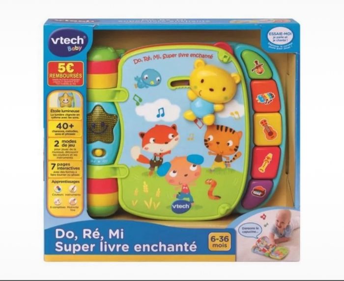 Vtech do ré mi mon super livre enchanté - photo numéro 3