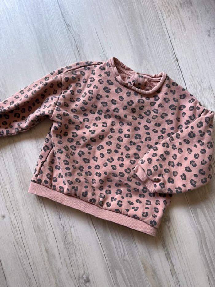 Pull léopard fille