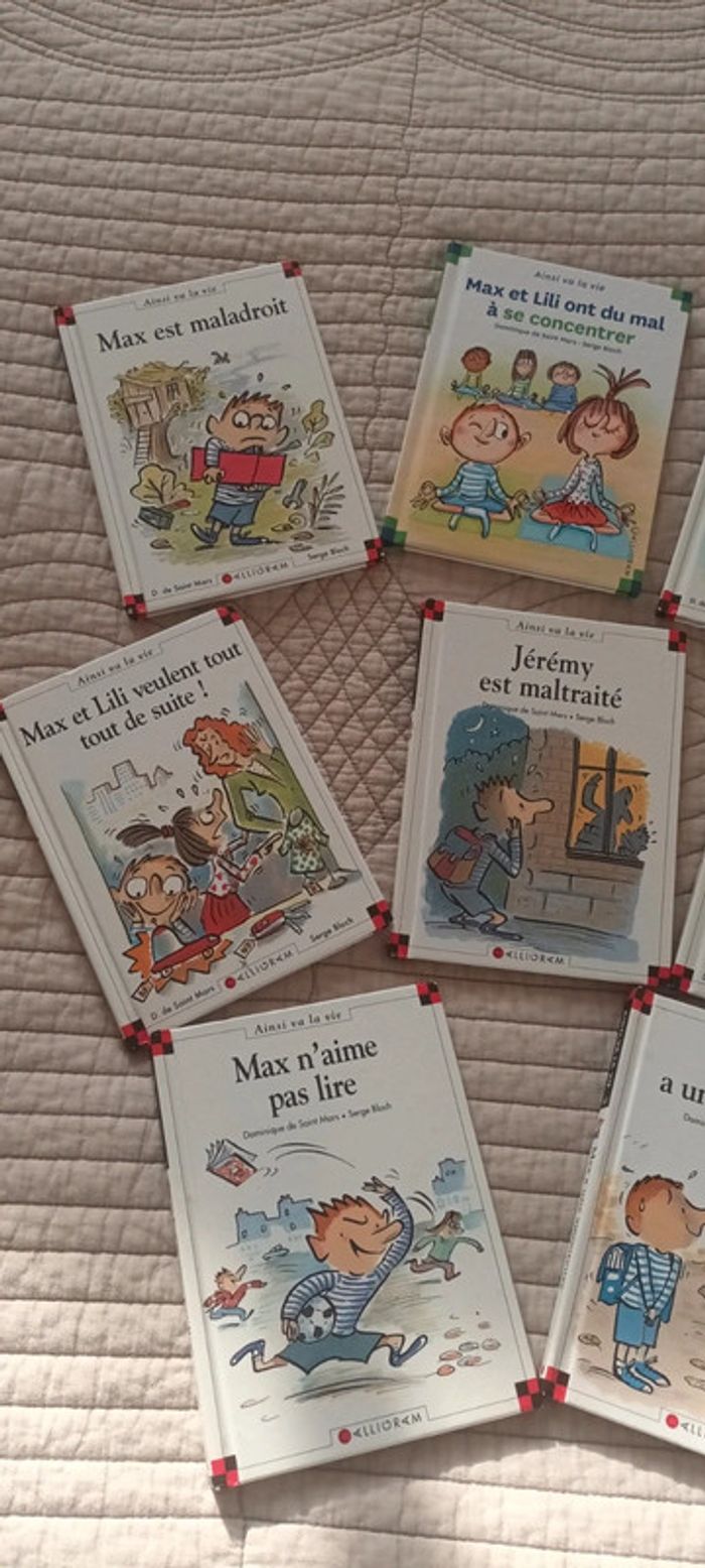 Lot de 8 livres max et lili - photo numéro 3