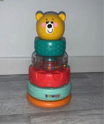 Pyramide anneau à empiler ourson