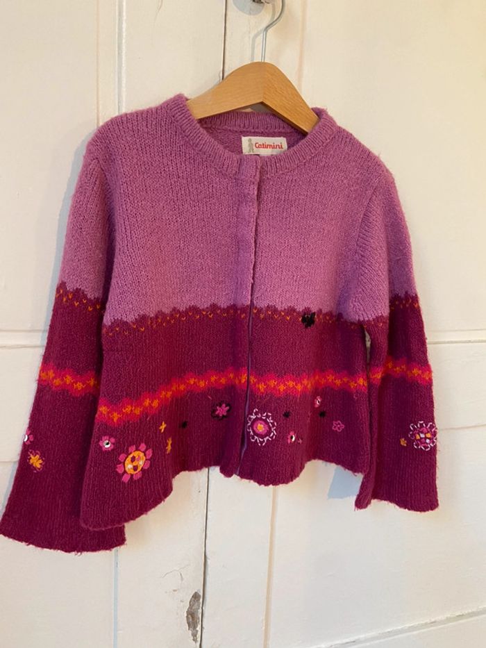 Ensemble robe et gilet Catimini 5 ans - photo numéro 12