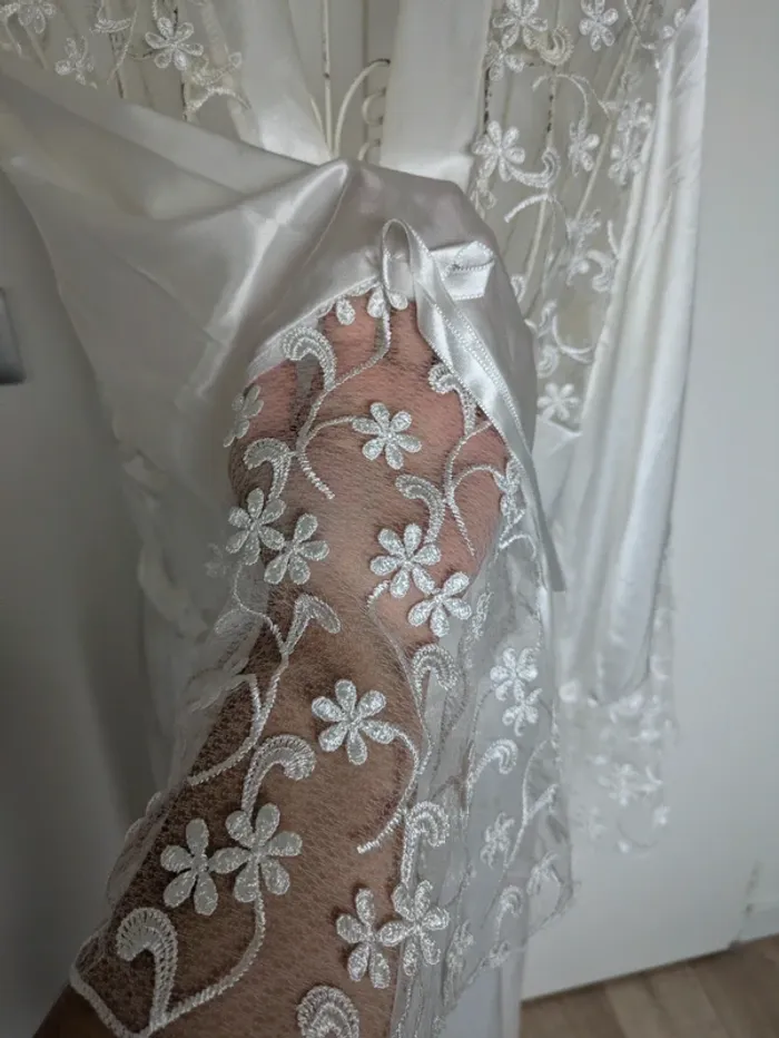 Robe de chambre /Kimono satin 42 - photo numéro 5