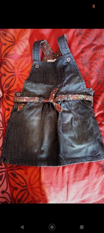 Robe salopette en jean Cadet Rousselle