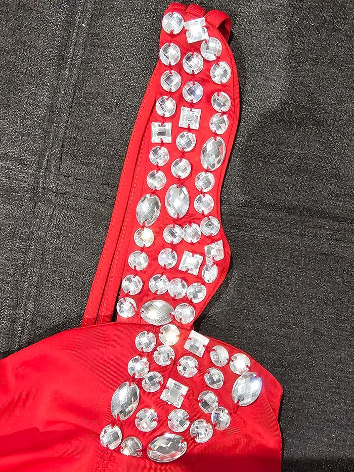 Robe rouge de soirée - photo numéro 3