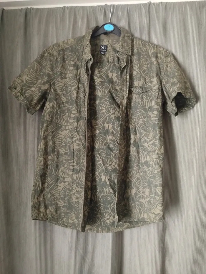 Chemise à manches courtes homme