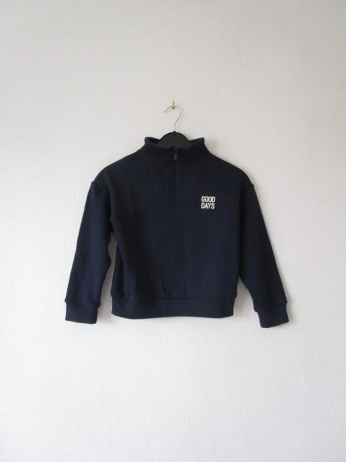 Sweat marine hiver Okaïdi 8 ans NEUF