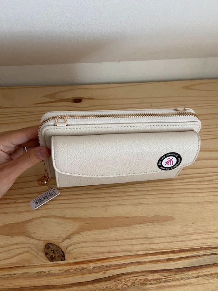 Sac bandoulière beige - photo numéro 2