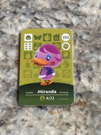 mini carte amiibo Miranda