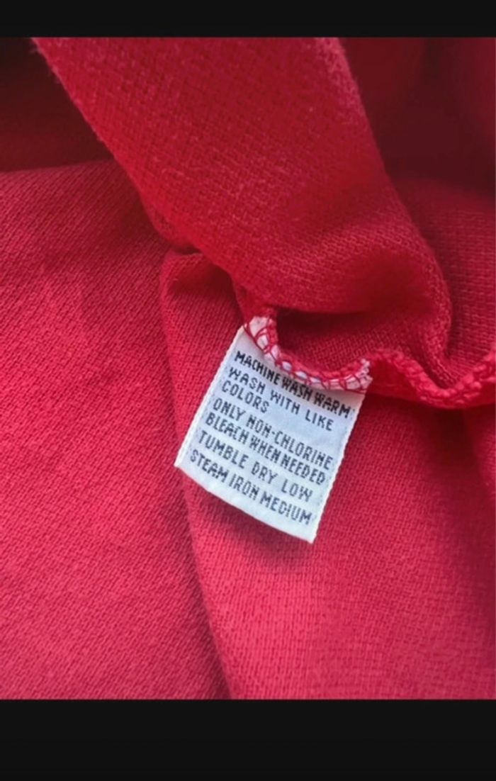 Polo Ralph Lauren golf vintage rouge logo bleu marine taille XL. - photo numéro 6