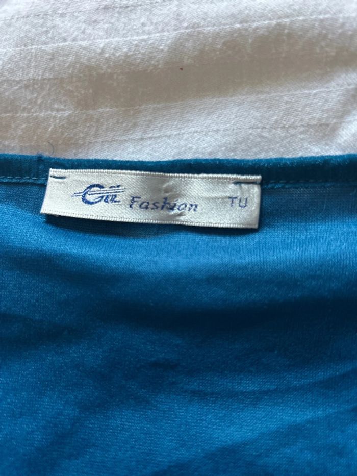 Haut bleu canard 40/42 - photo numéro 8